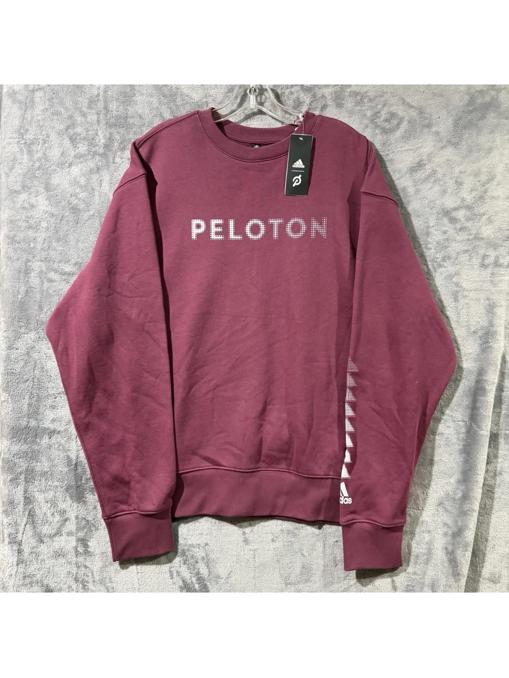 Adidas x Peloton Sweatshirt Training Victory Crimson HE2036 Unisex Sz
Large Ne